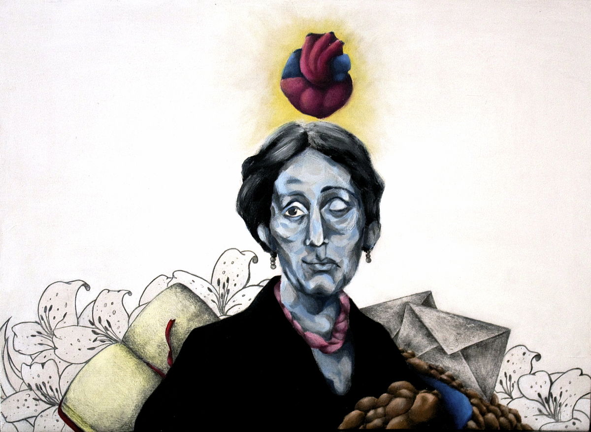 Virginia Woolf England's Modernist Master Books on the Wall