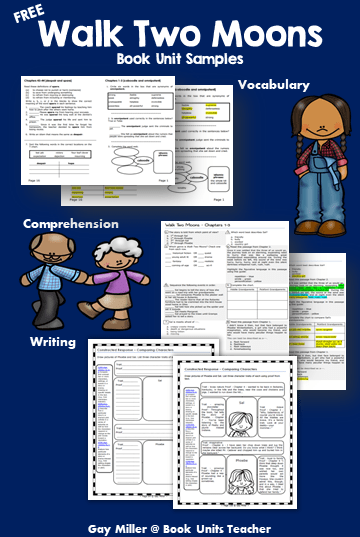 Walk Two Moons Context Clues Game Book Units Teacher