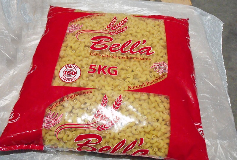 Pasta Premium Quality 5Kg Bella Brand, ISO 9001 Certified Boom Plus