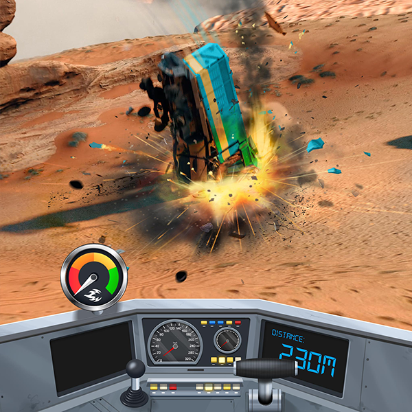 Train Ramp Jumping BoomBit