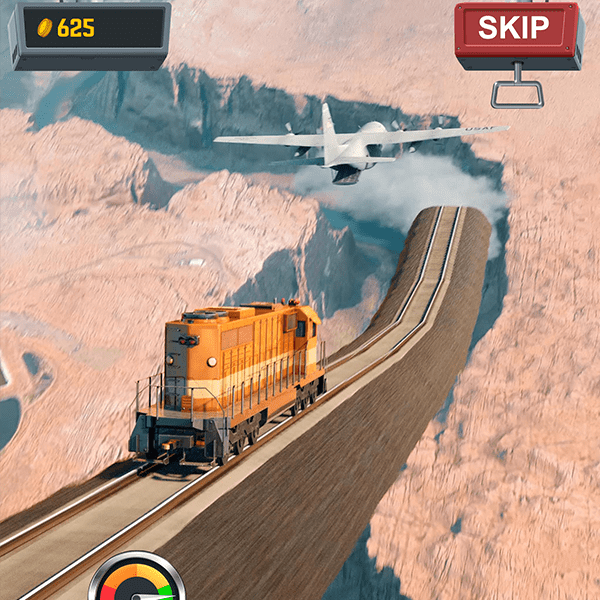 Train Ramp Jumping BoomBit