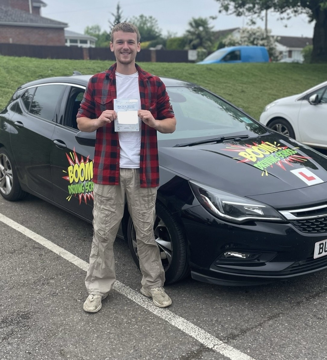 Jack Roberts Driving Test Pass Banbury Boom Driving School