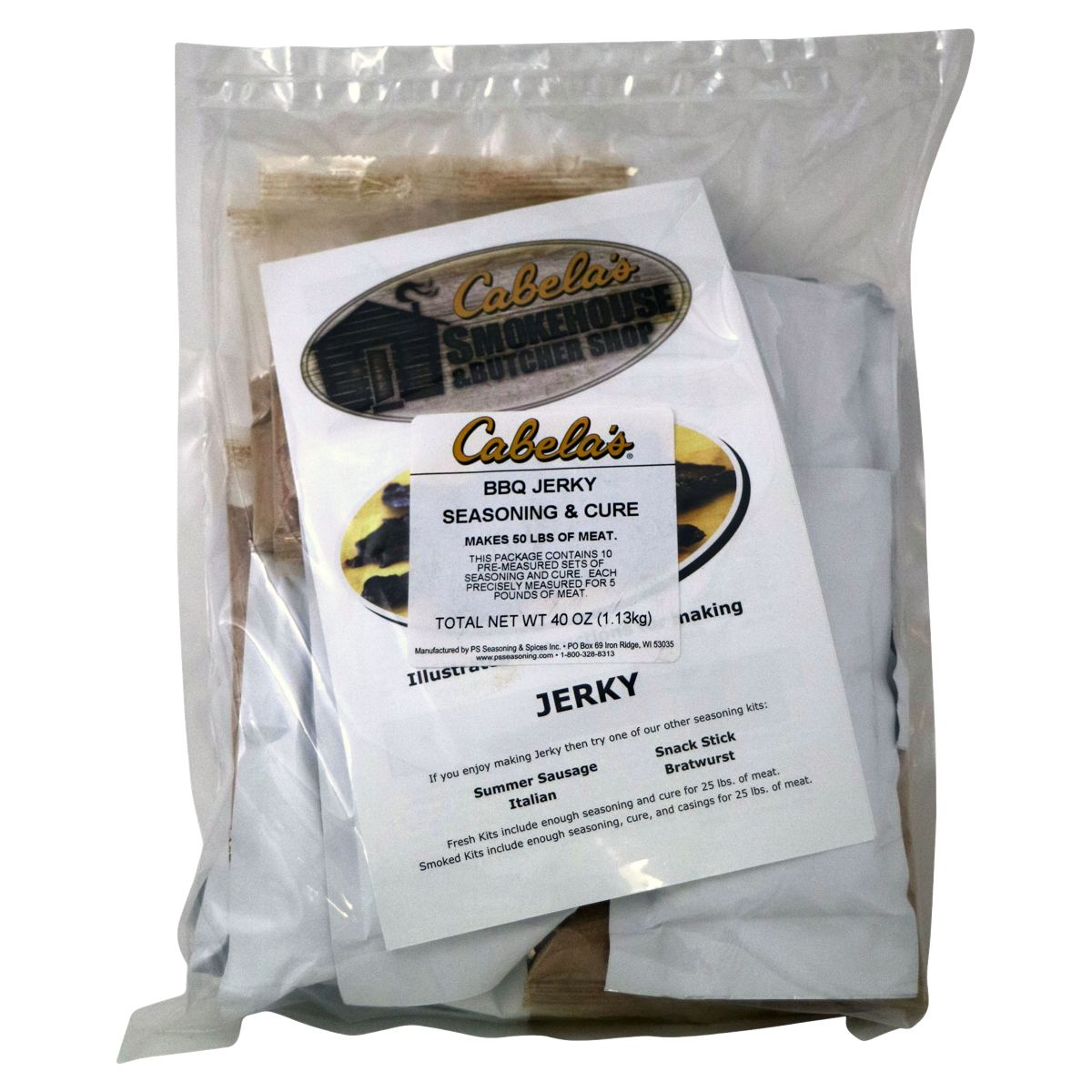 Cabela’s Smokehouse Jerky Seasonings BBQ Boondock's Jerky