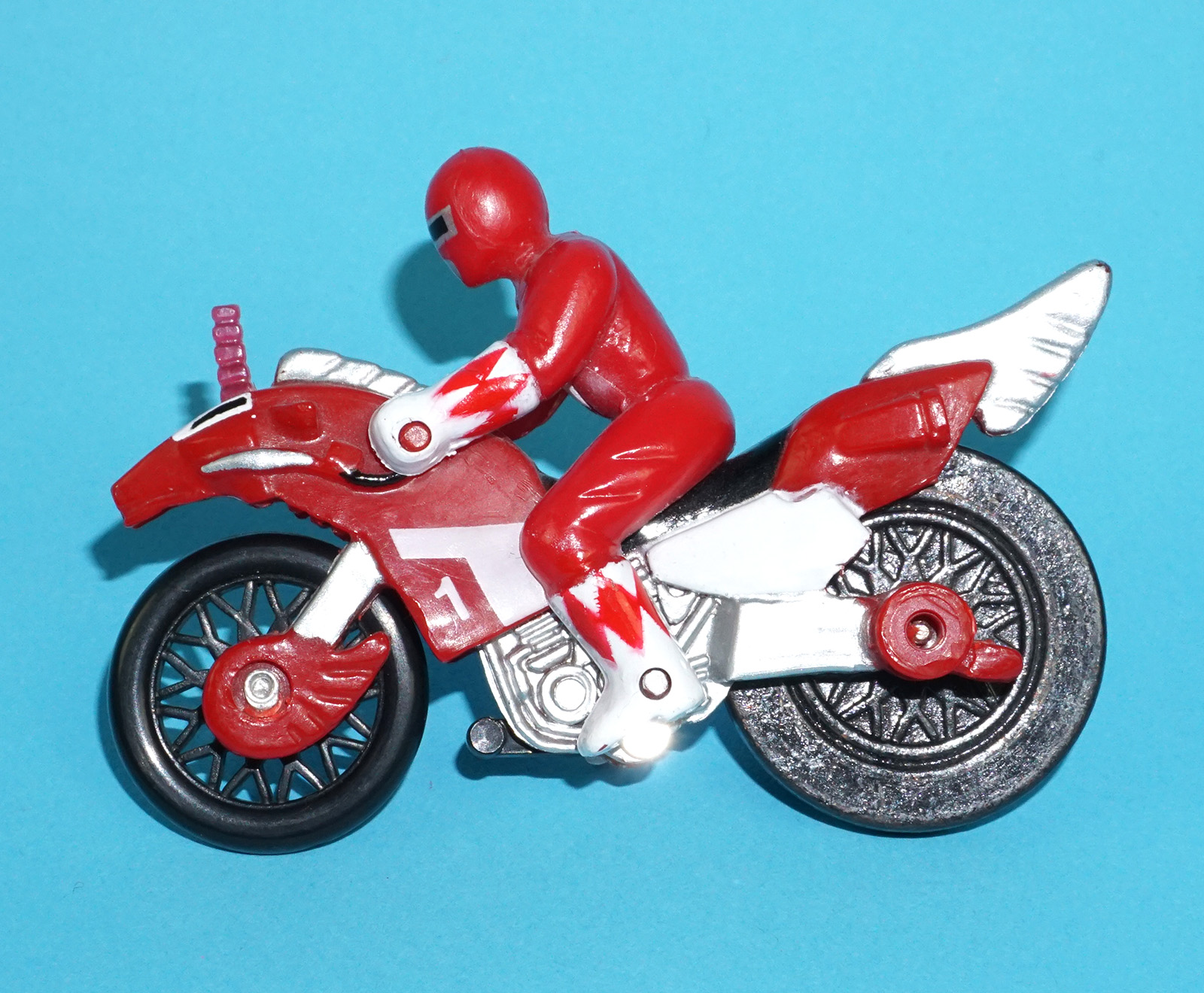MMPR POWER RANGERS RED RANGER MOTORCYCLE LAUNCHER BIKE 1994 EMPIRE
