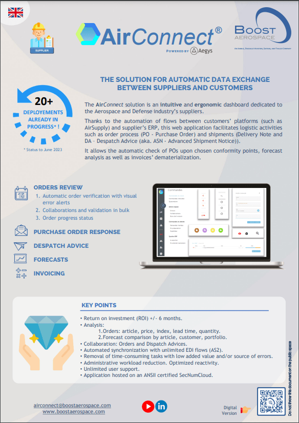 SupplyChain Links BoostAeroSpace
