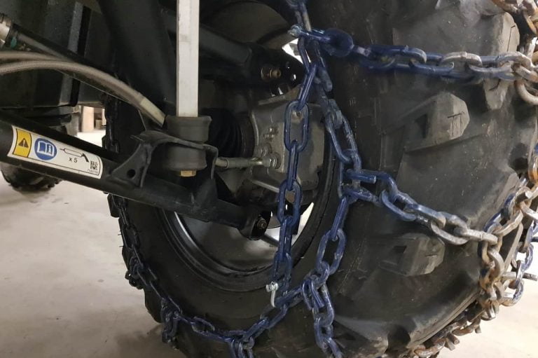 How to Install ATV Tire Chains (Diamond and Ladder Style)