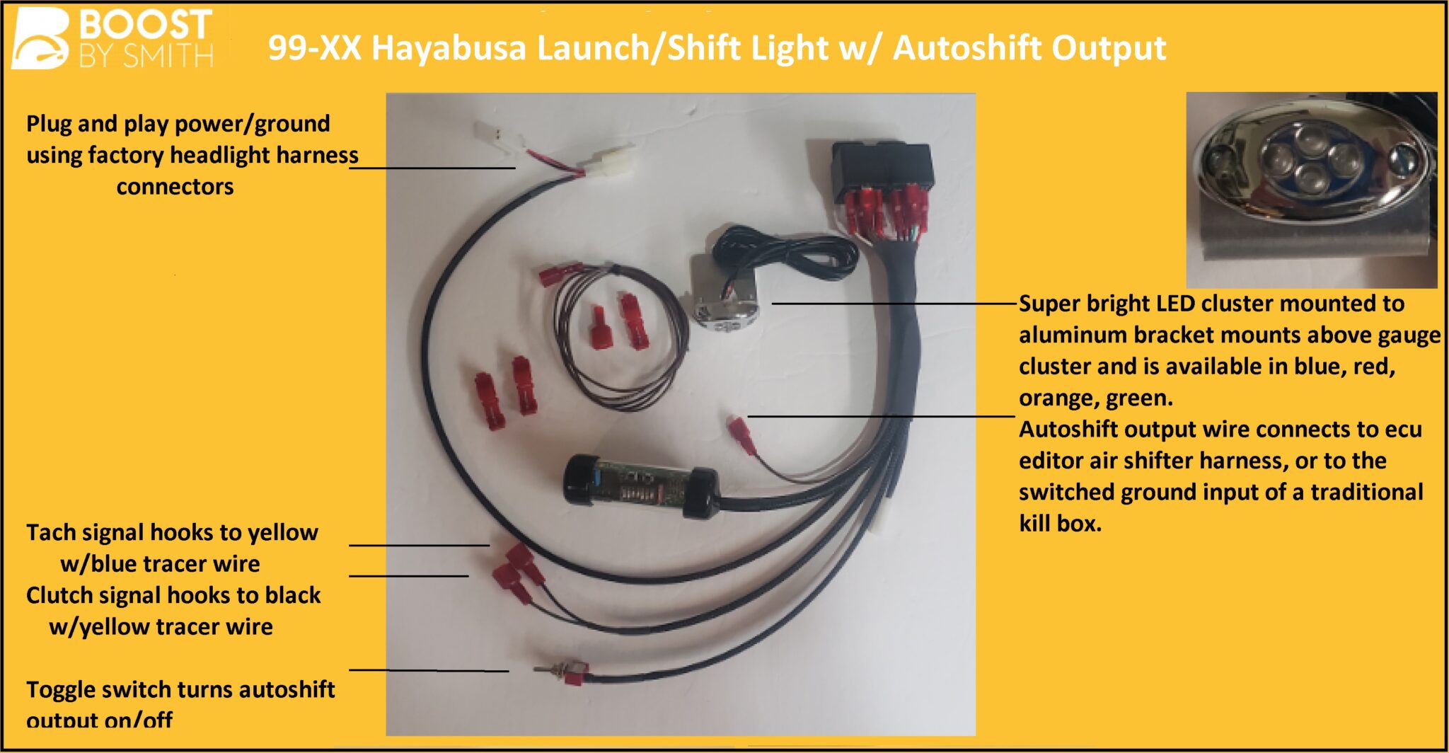 Launch / Shift Lights w/optional Autoshift Output Boost by Smith