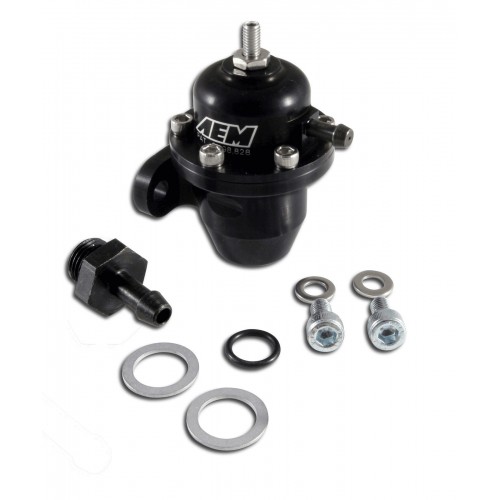 AEM FUEL PRESSURE REGULATOR FPR 25300BK Civic Integra Del Sol B16