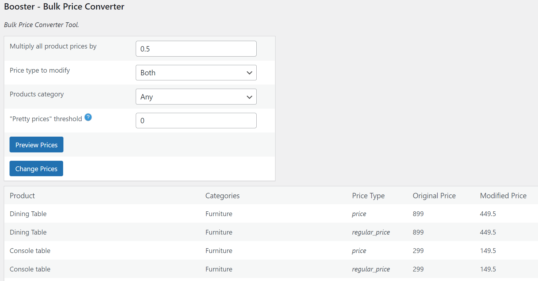 How to Update Product Prices in Bulk Booster for