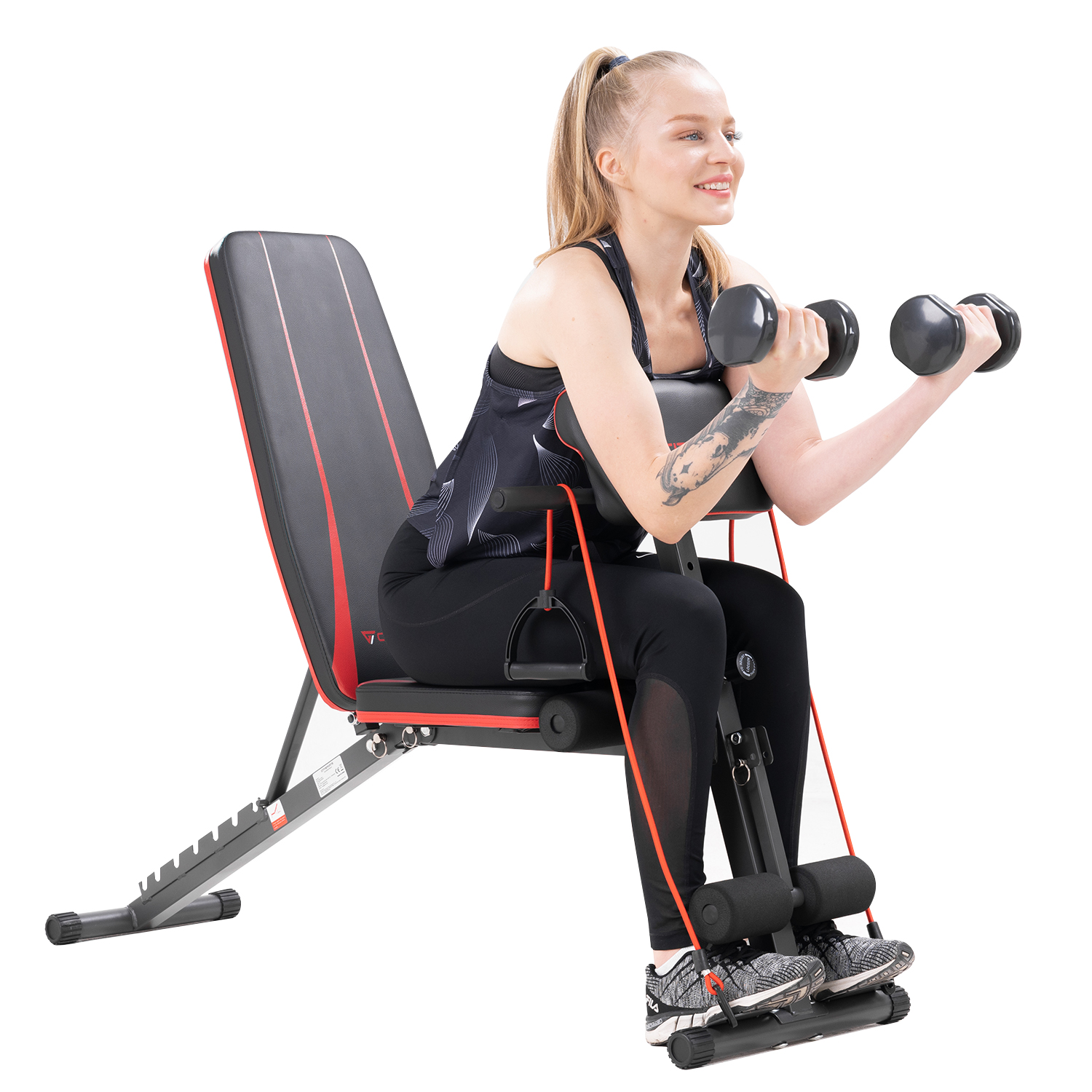 CITYSPORTS Banc de Musculation Pliable Multifonction avec