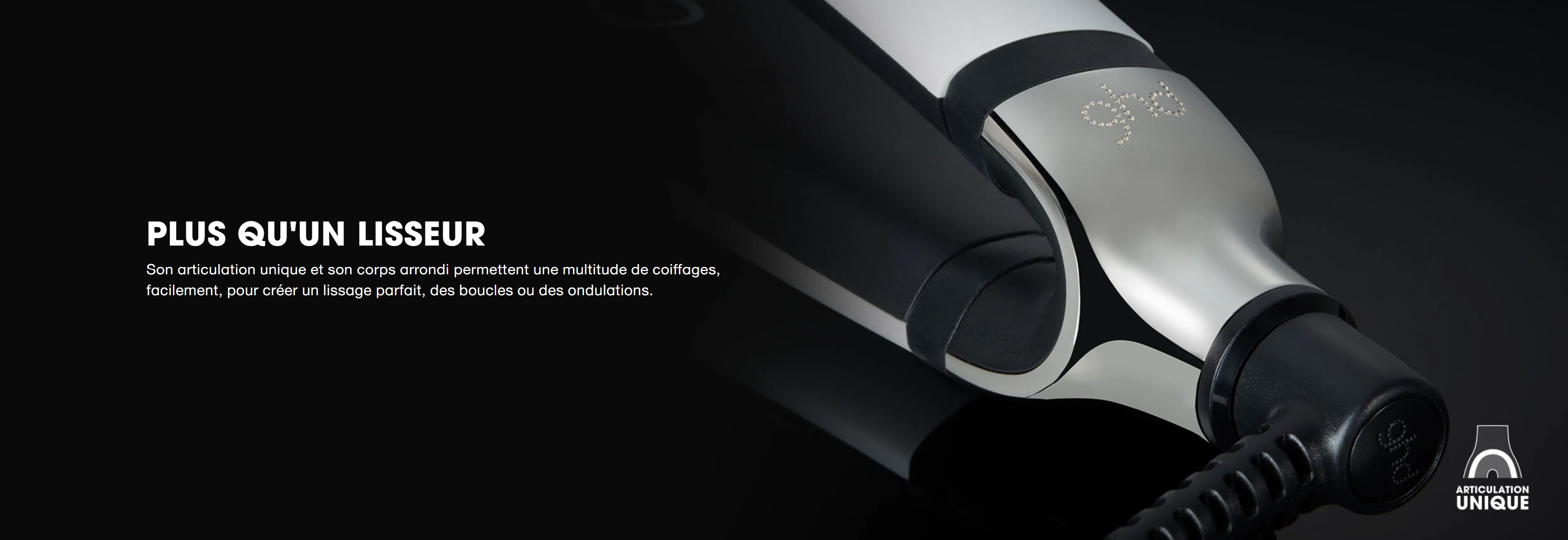 GHD Lisseur professionnel intelligent PLATINUM+ Blanc Technologie