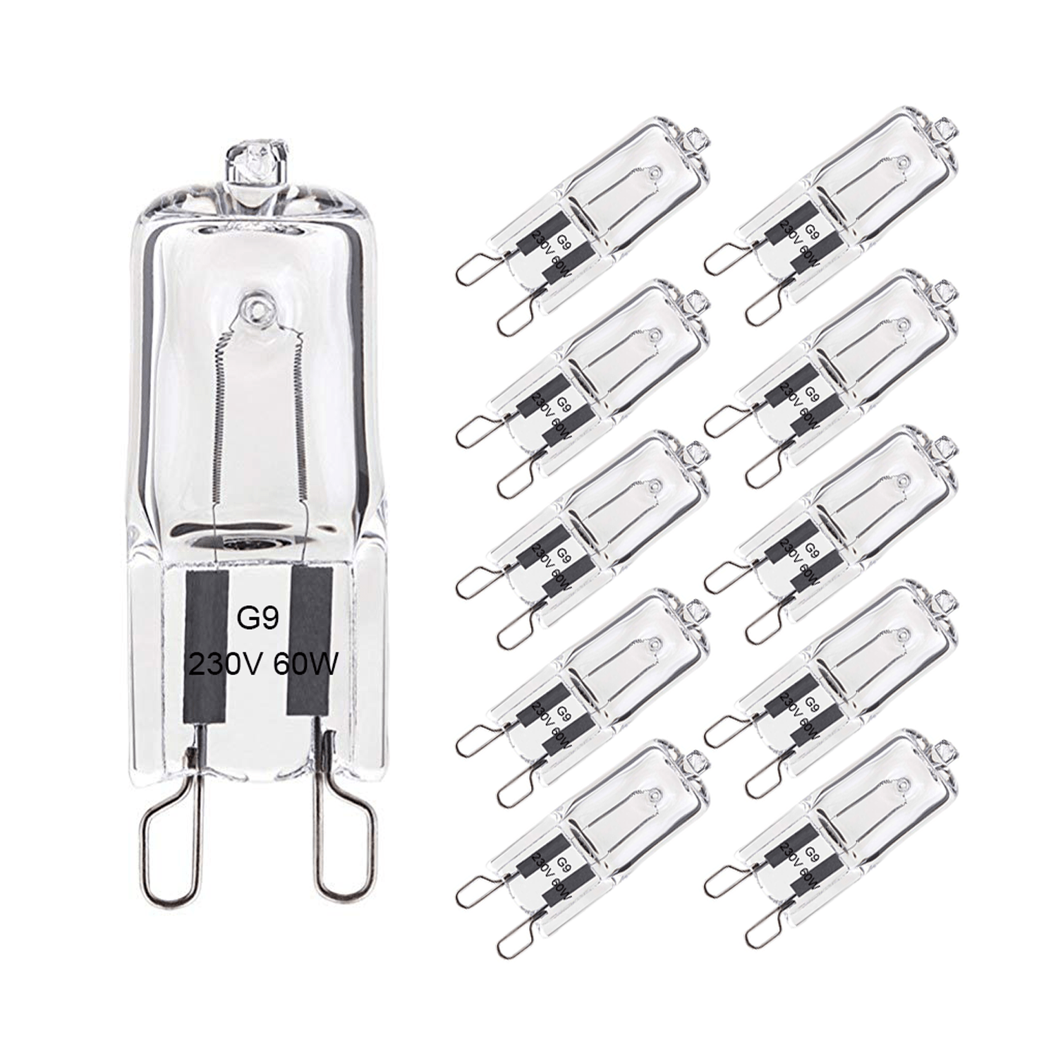 Kimjo Ampoule G9 40W , Ampoule Halogène G9 Dimmable Blanc Chaud, G9