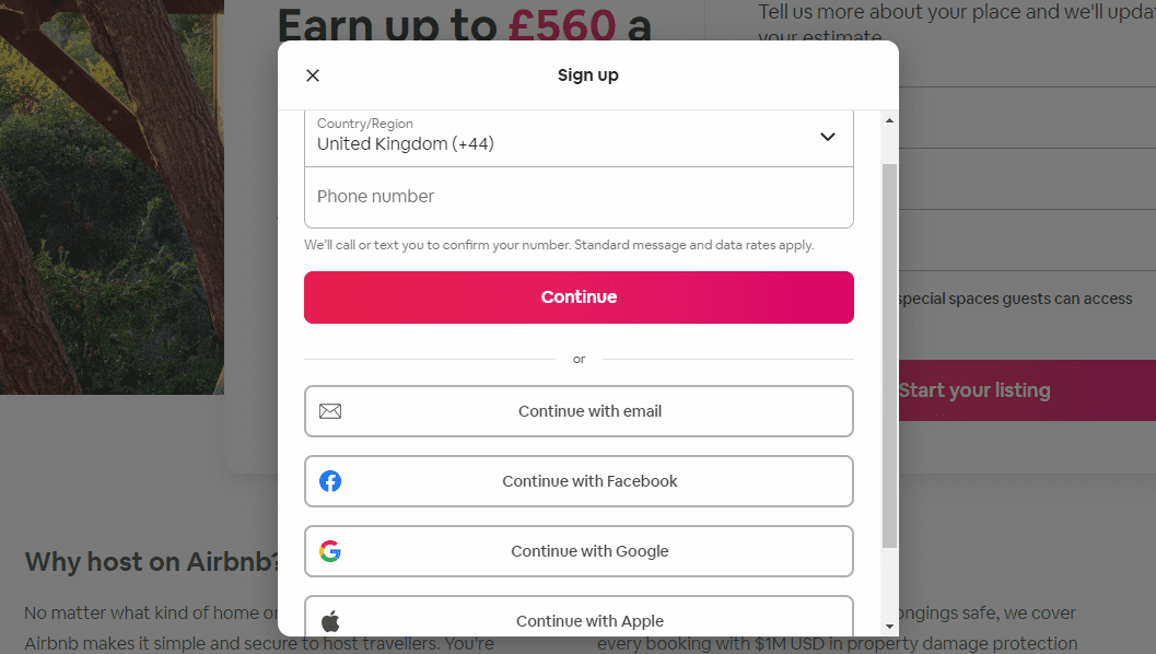 How to Login / Sign Up as a Host on Airbnb Boostly 🚀