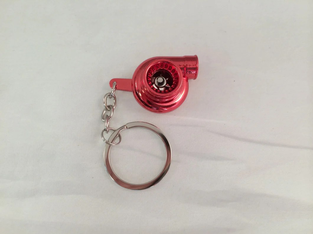 Spinning Turbo Keychain Gloss Red Boostnatics
