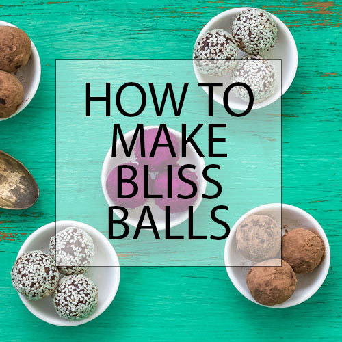 How to make healthy bliss balls with superfood ingredients and fruit powder