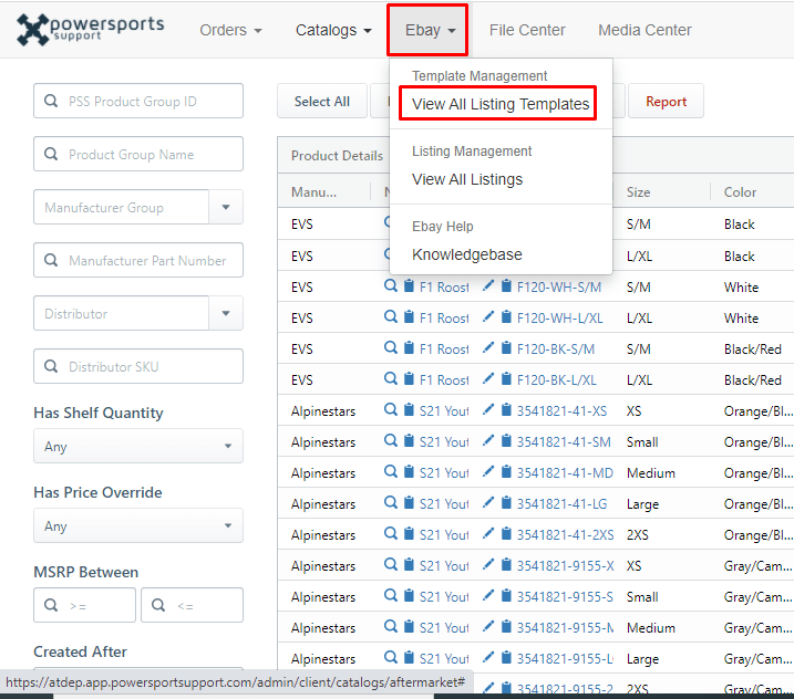 Create eBay Listings Using PSS Guidelines