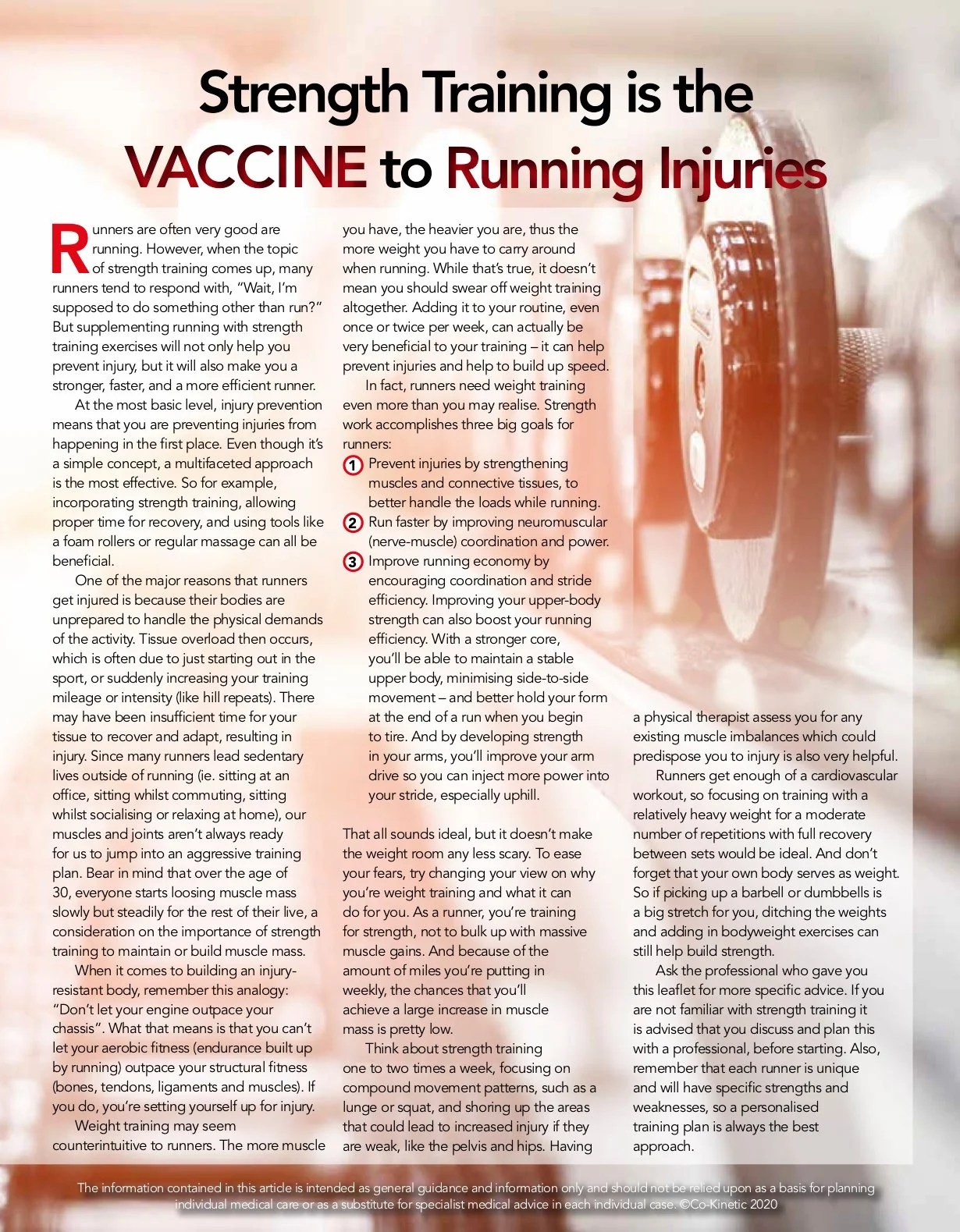 running newsletter running newsletter BOOST Physio