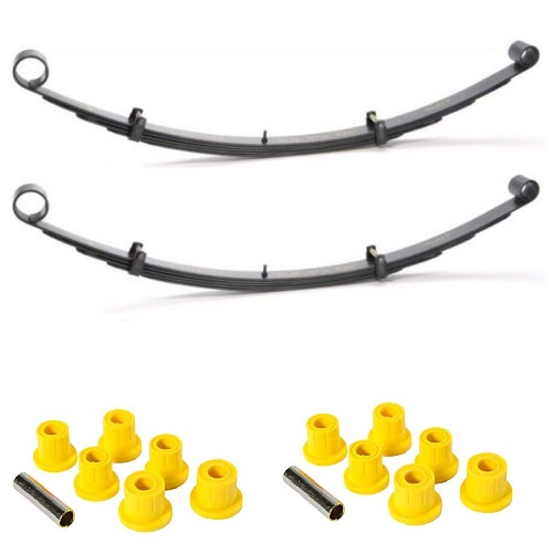 ARB OME Rear Leaf Springs Pair w/ Bushing Kit 2" Lift for 8796 Jeep