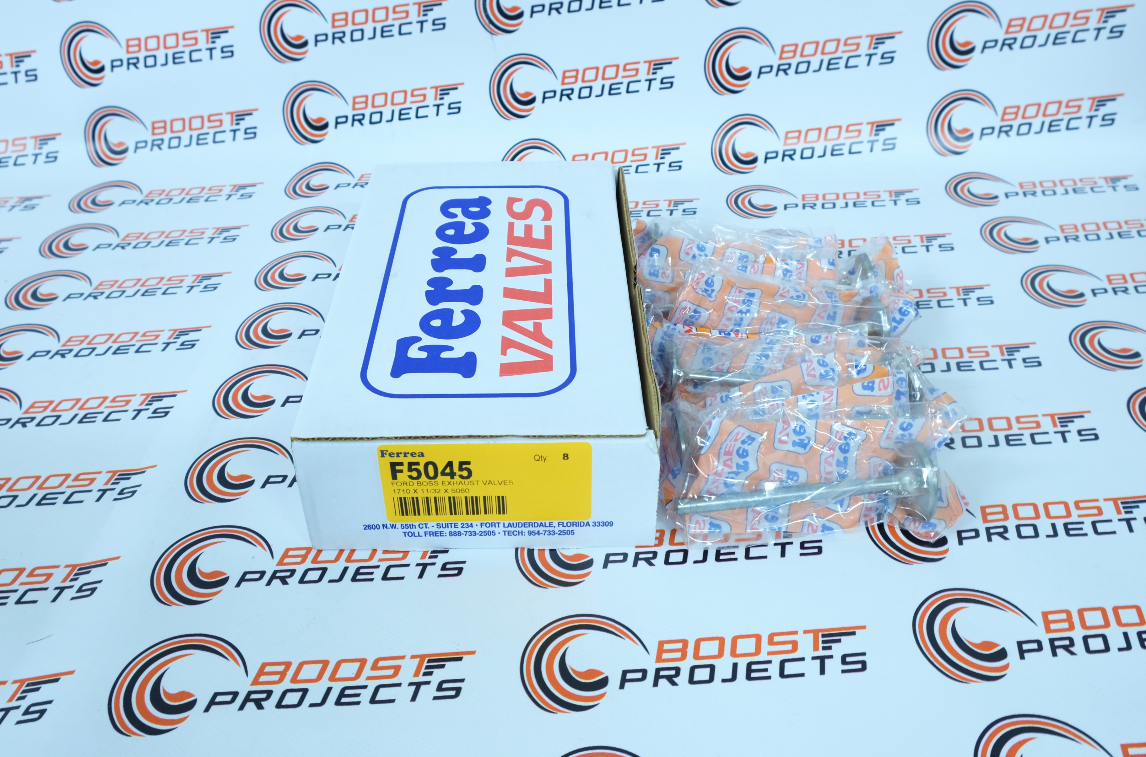 Ferrea Exhaust Valves HDia 1.71 11/32 For 6012 FORD BOSS 302351C429