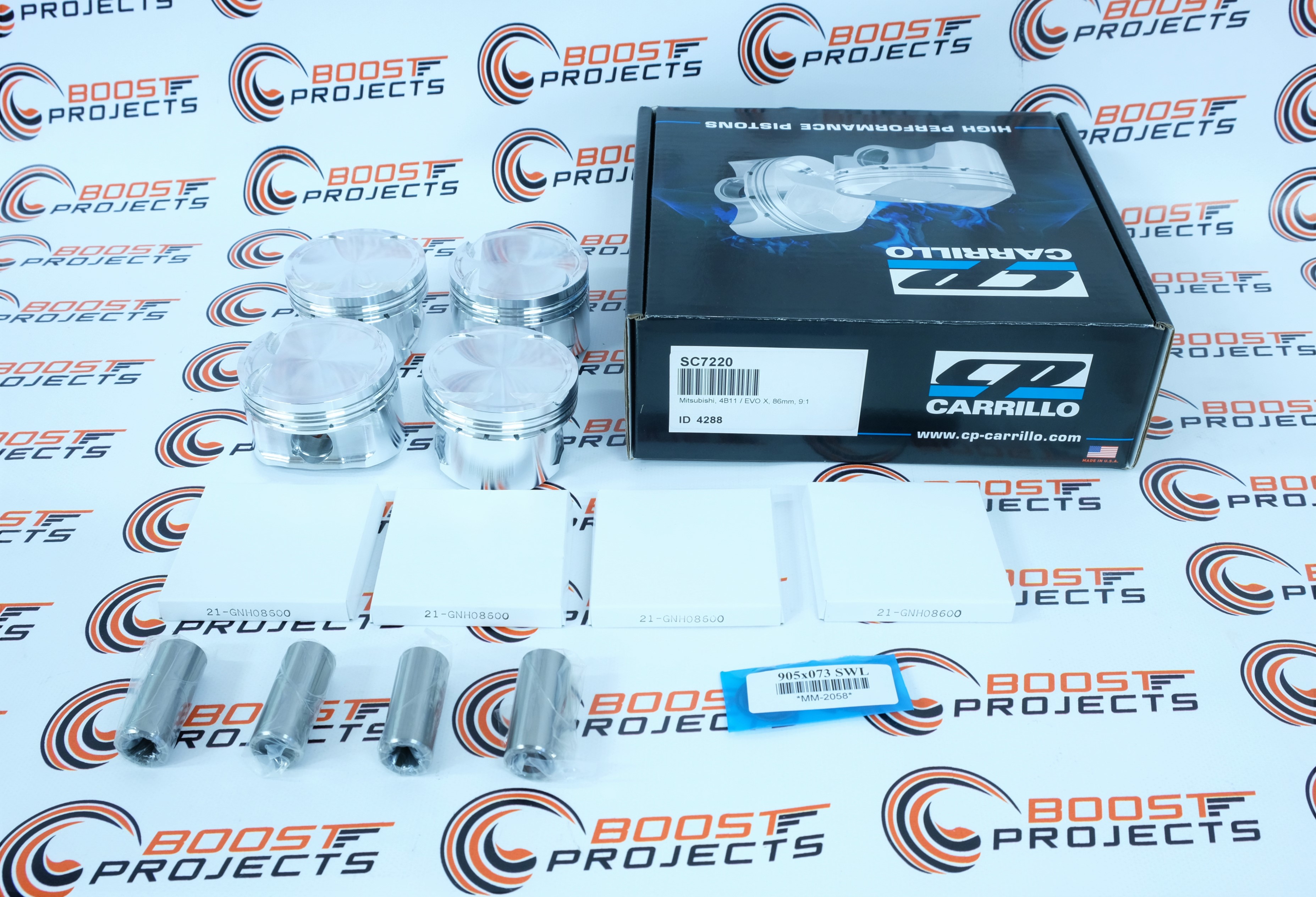CP Pistons for 4B11T Mitsubishi Lancer/Evo Bore 86mm 9.01 CR