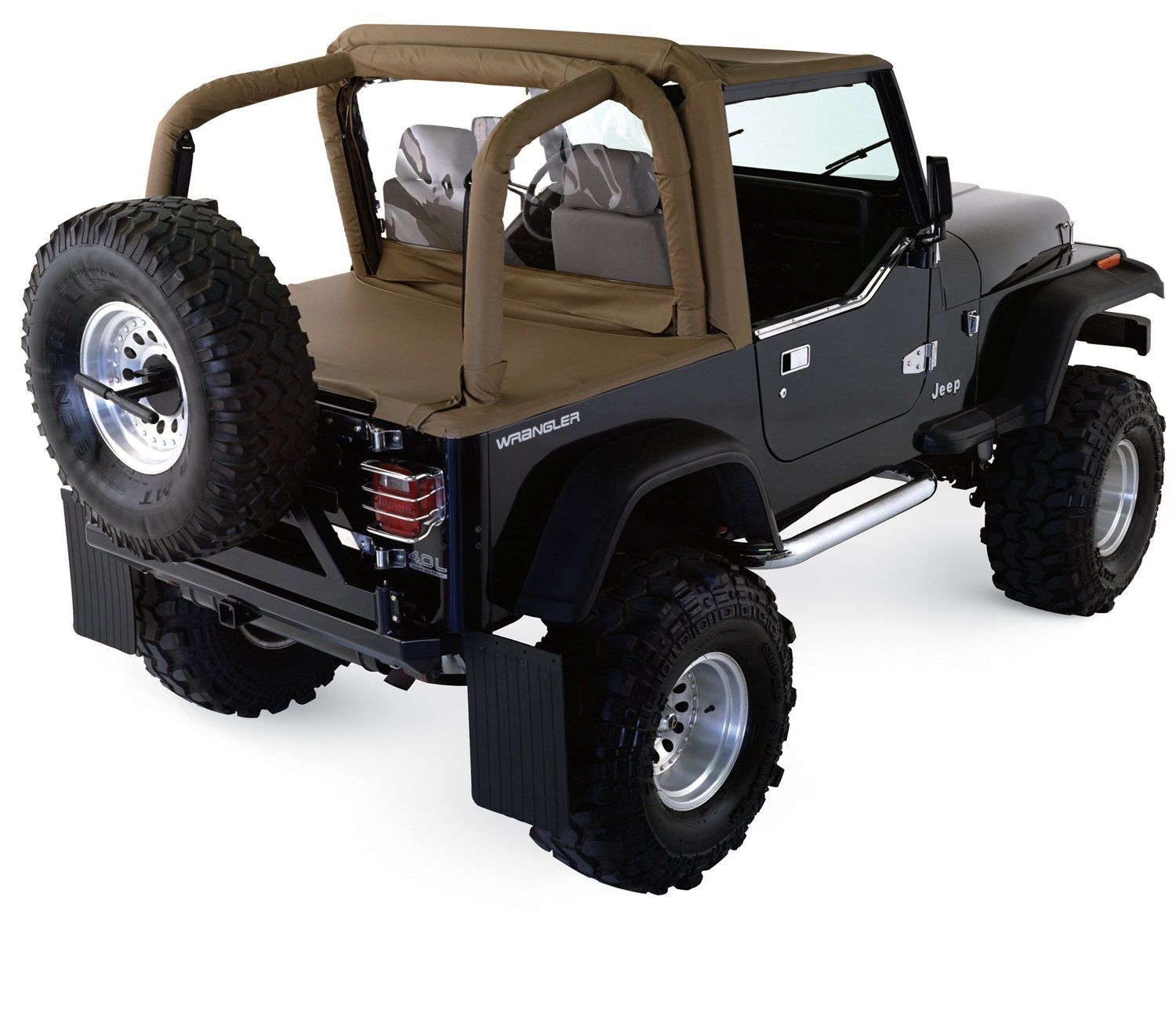 Rampage Roll Bar Pad Kit Black Denim for 19972002 Jeep Wrangler TJ