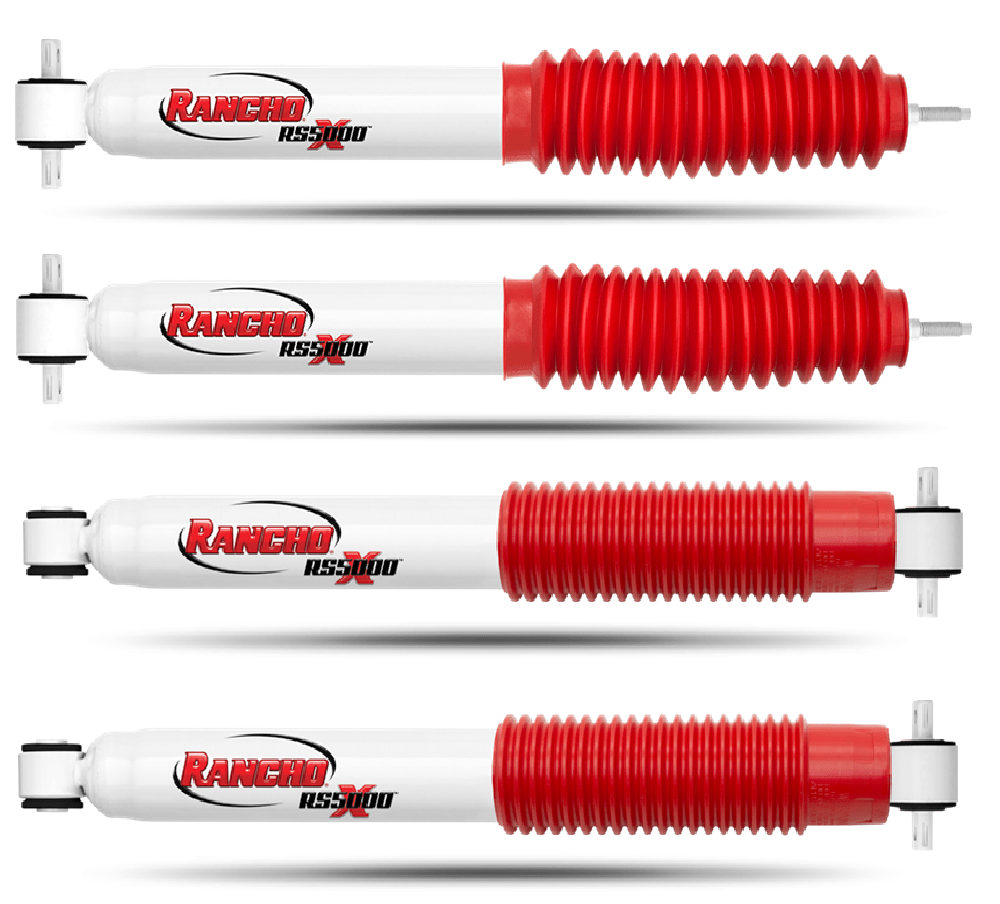 Rancho RS5000X Front & Rear Shock Absorber Set For 19972006 Jeep
