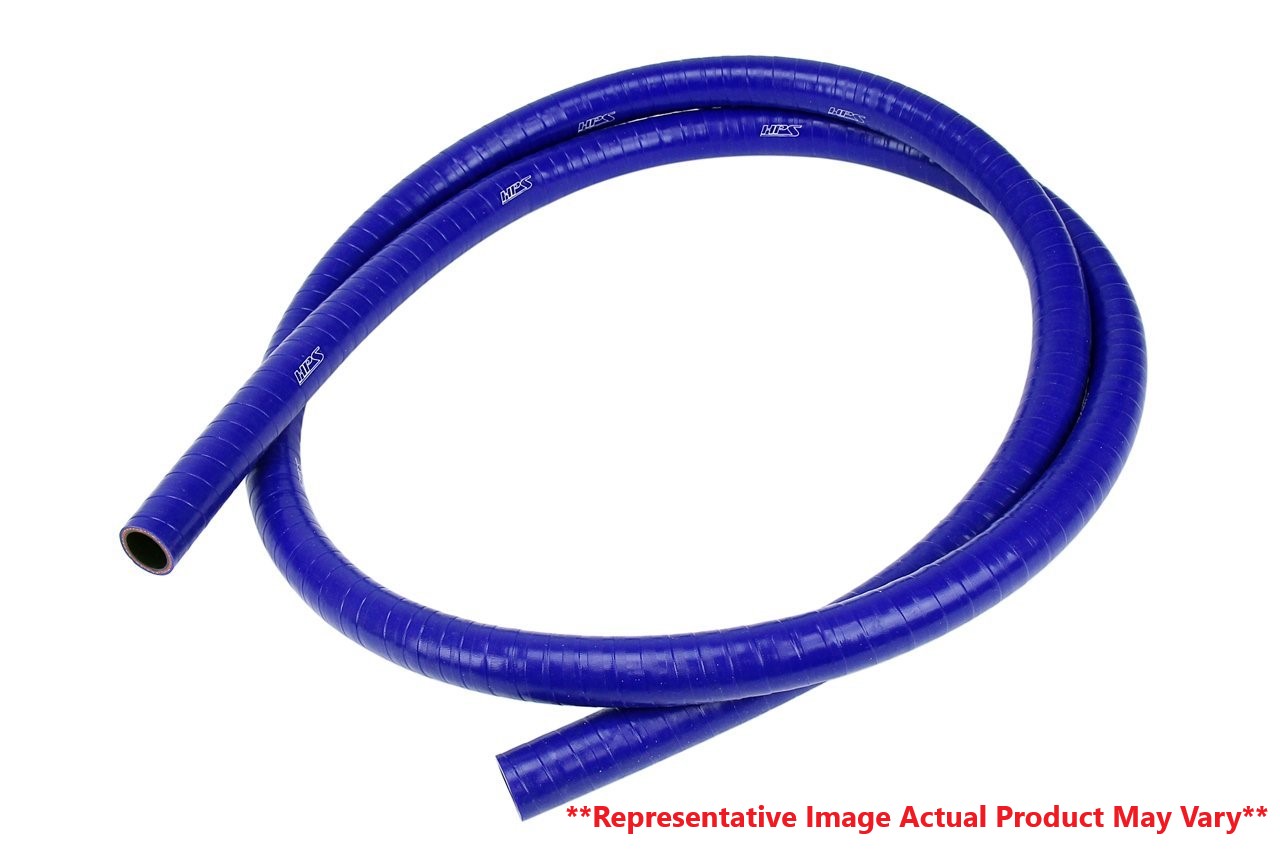 HPS 7/8" ID Blue FKM Lined Oil Resistant High Temp Reinforced Silicone
