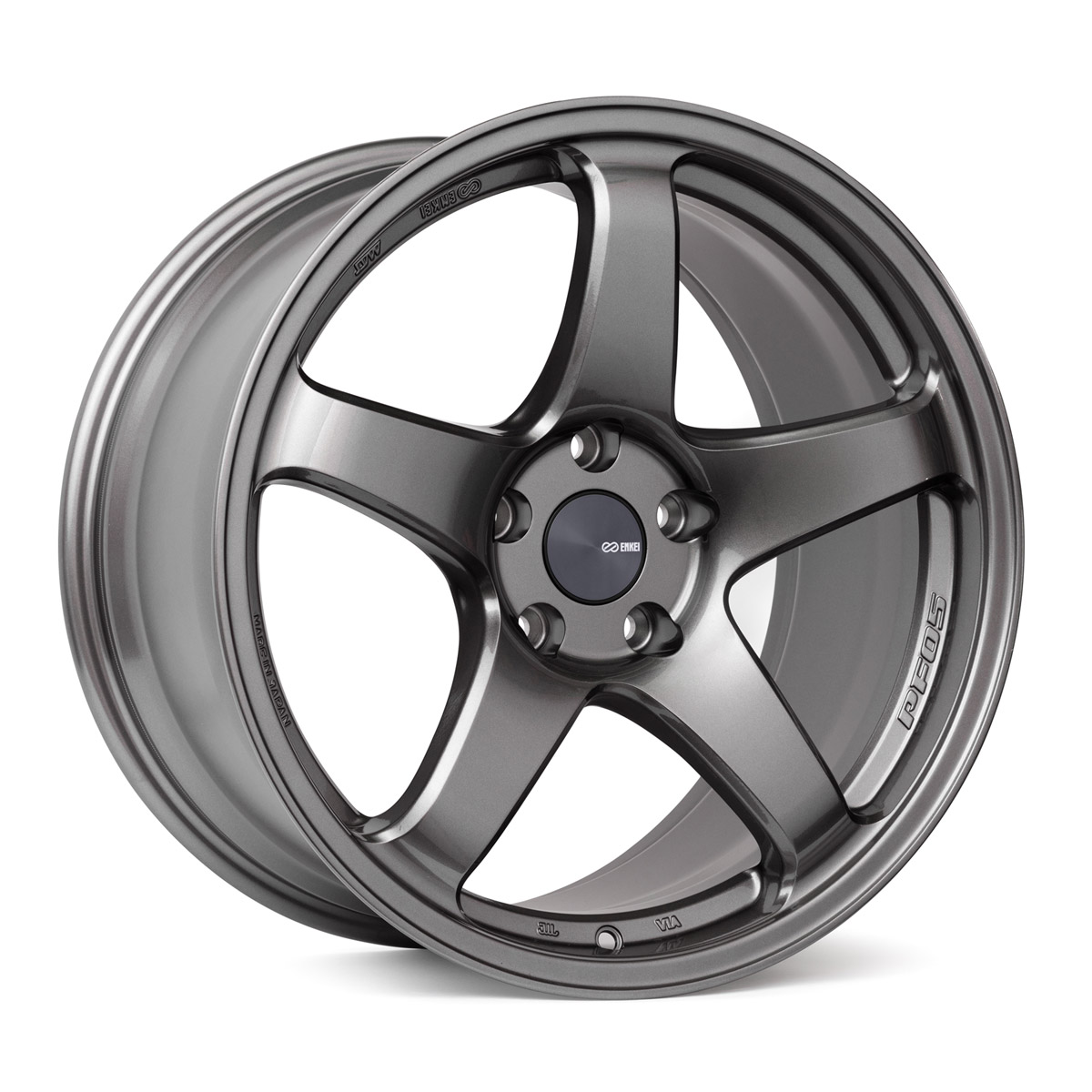 Enkei PF05 17x9 5x100 Pattern 40 Inset 75.0 Bore Diameter Dark Silver Wheel eBay