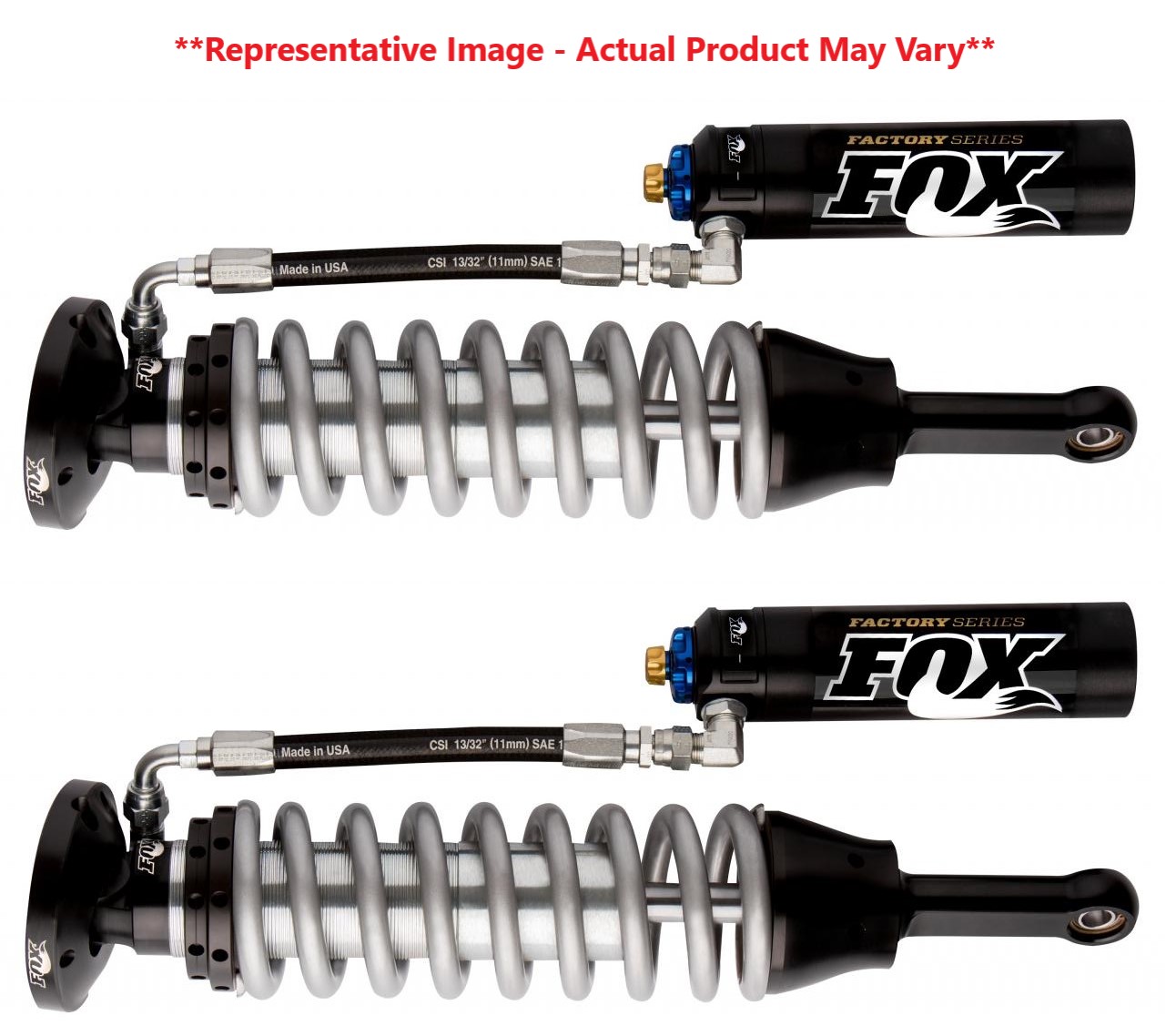 Fox Factory 2.5 Coilover Reservoir Front Shocks Pair for 0518 Chevy