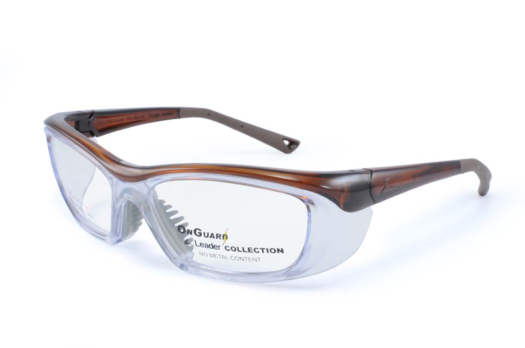 OnGuard 220 Brown (5515) (Prescription Safety Glasses Frame & Lenses