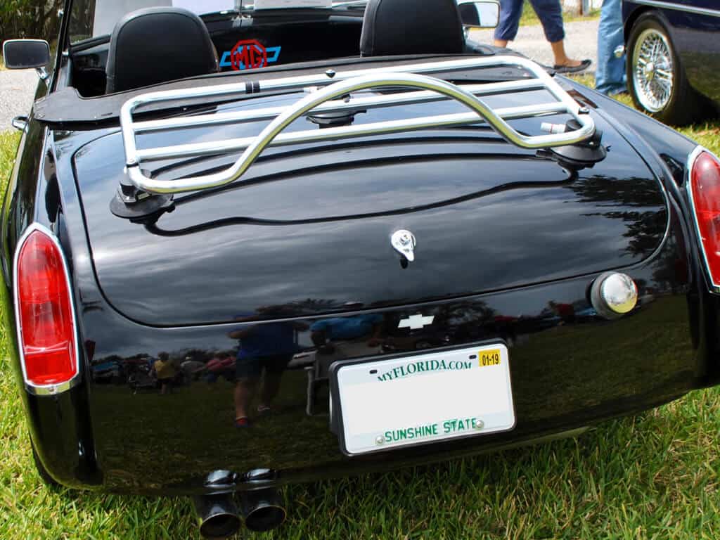 MGB MGC MGR Stainless Steel Luggage Boot Rack boot luggage racks for