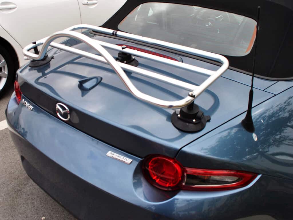 mazda mx5 nd boot rack chrome boot luggage racks for convertible cars