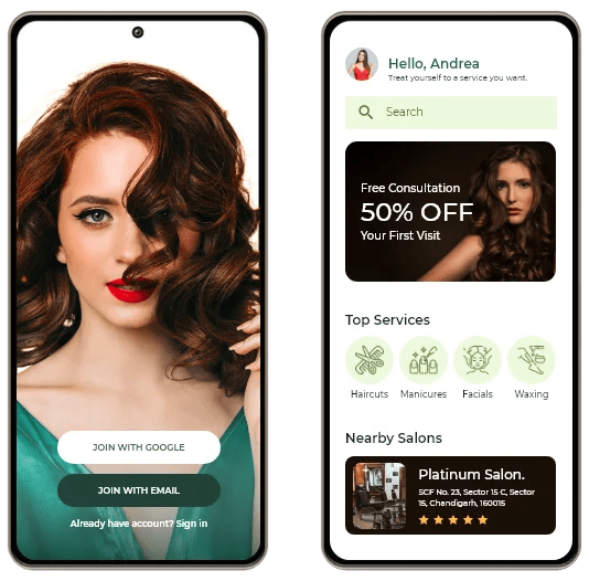 TopRated Salon App Development Company India BootesNull