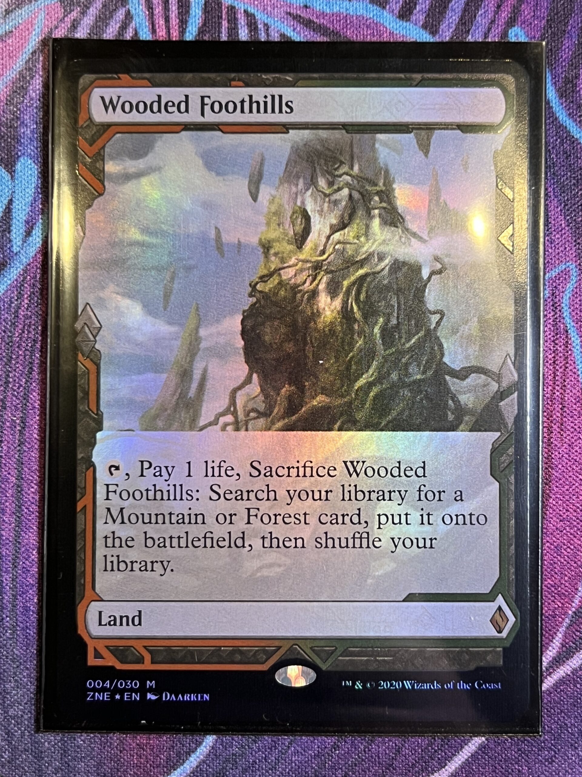 Wooded Foothills ZNE Foil Bootleg Mage