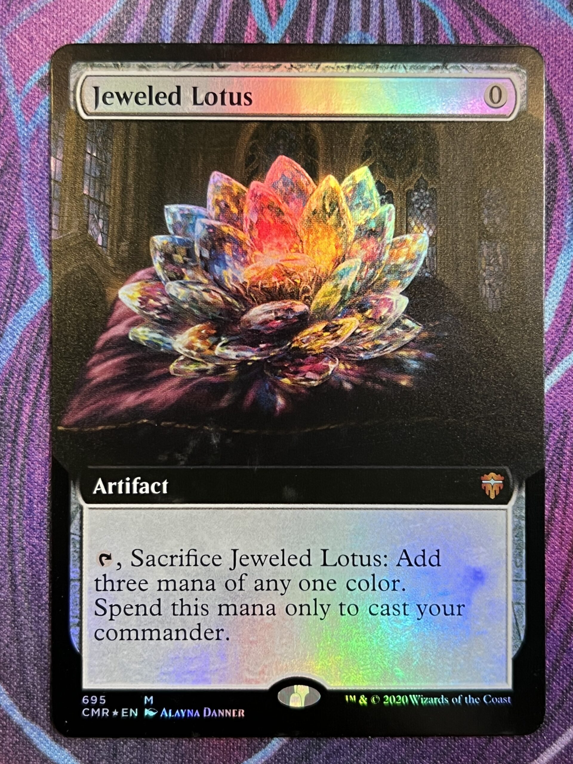Jeweled Lotus Extended Foil Bootleg Mage