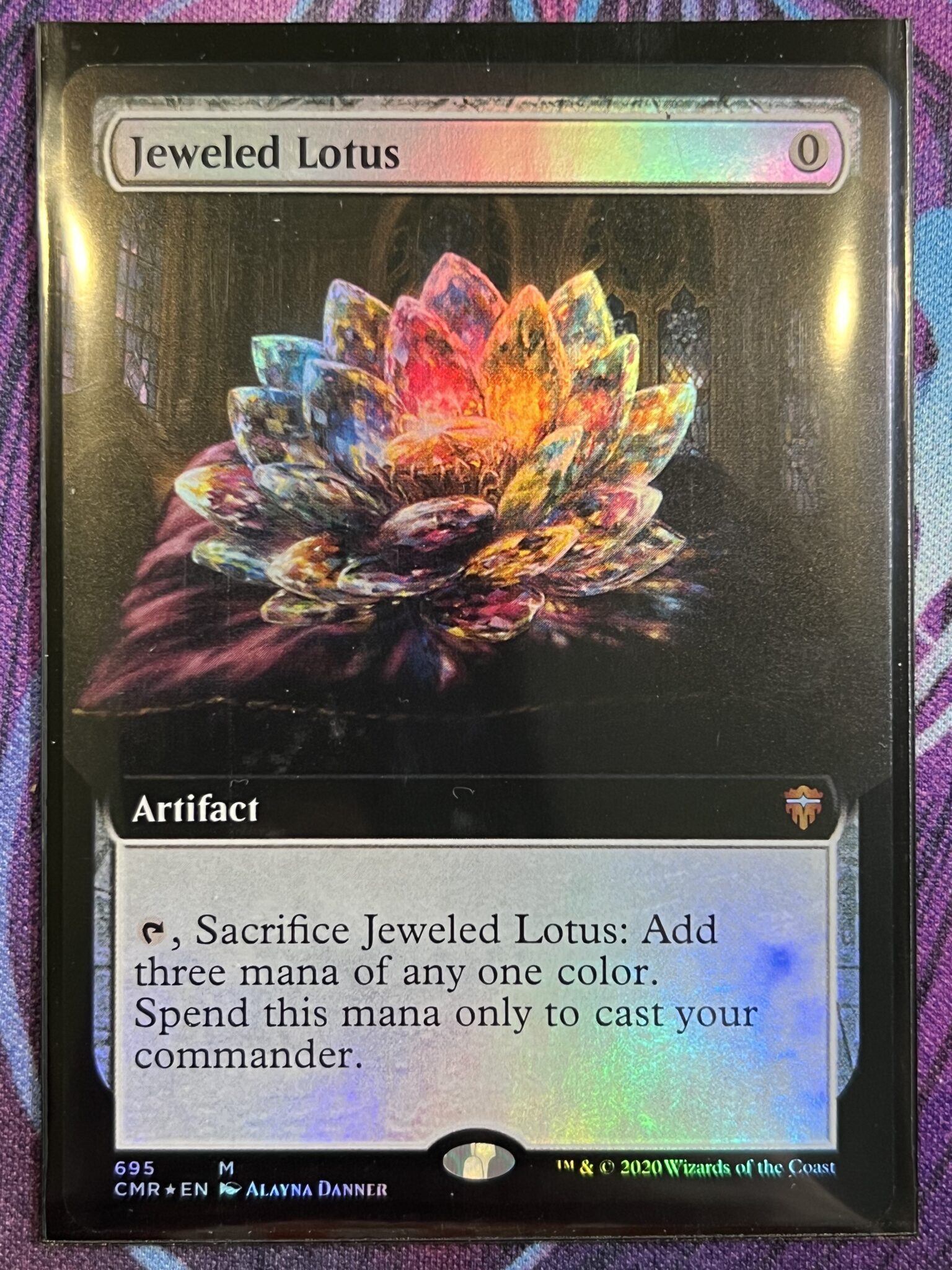 Jeweled Lotus Extended Foil Bootleg Mage