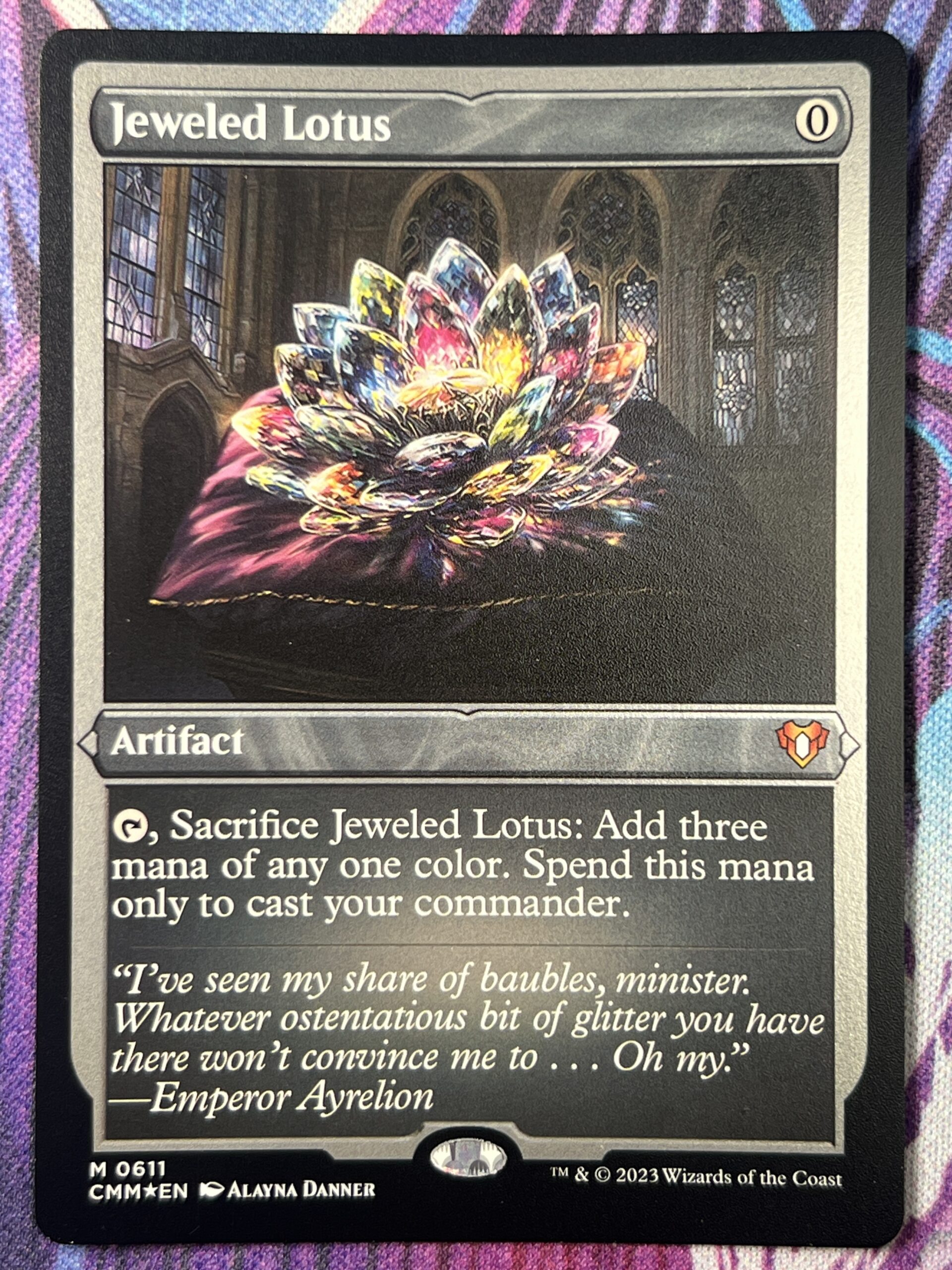 Jeweled Lotus CMM Etched Foil Bootleg Mage