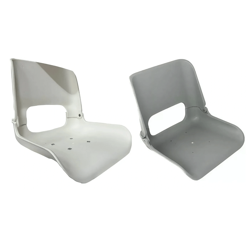 Klapstoel Skipper wit/grijs Bootplus.nl