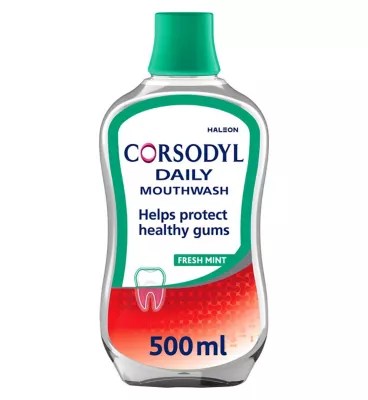 Daily mouthwash & toothpaste Corsodyl Boots