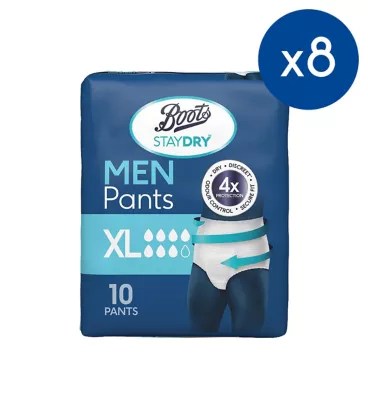 pants incontinence Boots Pharmaceuticals Boots