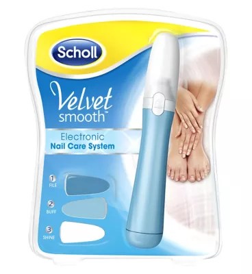 2015 Brand New Scholl Velvet Smooth Electronic Nail Care System File
