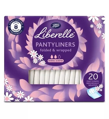 panty liners feminine hygiene toiletries Boots