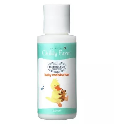 Childs Farm skincare, moisturisers and oils