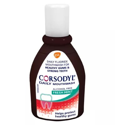 Daily mouthwash & toothpaste Corsodyl Boots