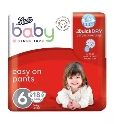 Shop Baby Nappies for Pure Protection Boots Ireland