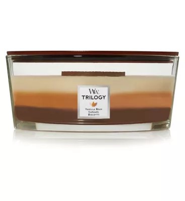 Woodwick Ellipse Candle Trilogy Café Sweets Boots Ireland