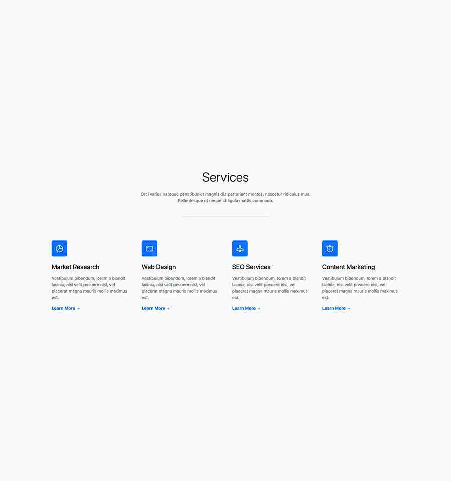 Bootstrap 5 Features Section Template BootstrapBrain
