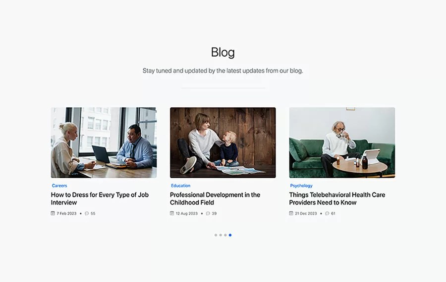 Bootstrap 5 Blog Cards Carousel Example BootstrapBrain