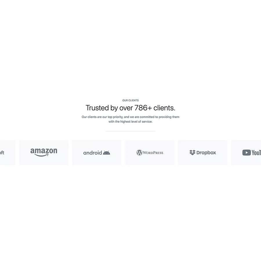 Bootstrap 5 Client Logo Carousel Marquee Infinite Loop BootstrapBrain