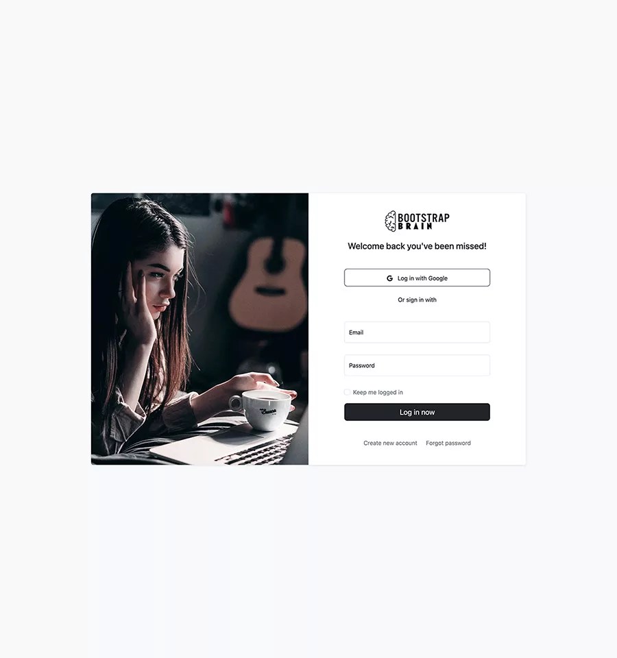 Bootstrap 5 Responsive Login Page Template Free Download BootstrapBrain